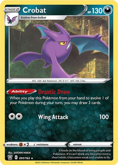 Crobat (#091/163) (SWSH05: Battle Styles)