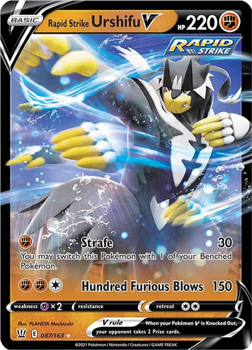 Rapid Strike Urshifu V (#087/163) (SWSH05: Battle Styles)