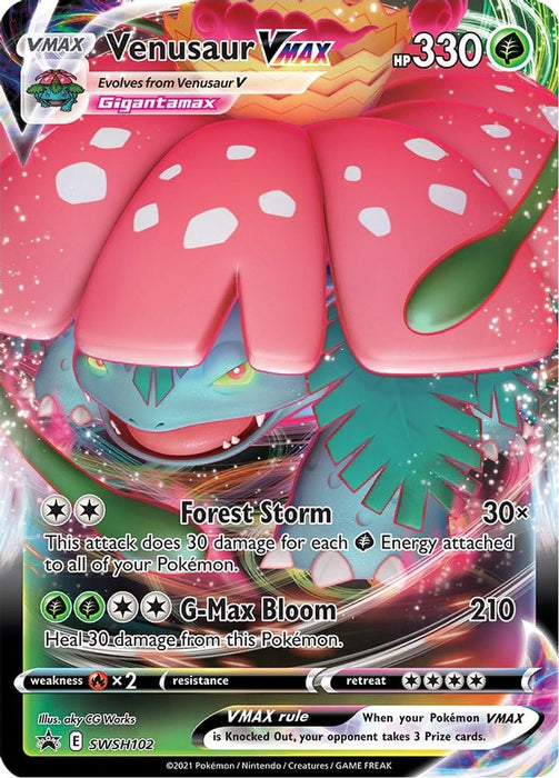 Venusaur VMAX - SWSH102 (#SWSH102) (SWSH: Sword & Shield Promo Cards)