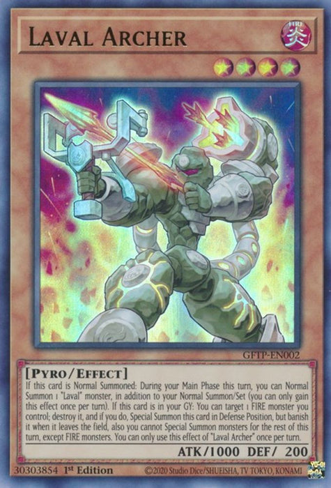 Laval Archer (#GFTP-EN002) (Ghosts From the Past) Near Mint 1st Edition