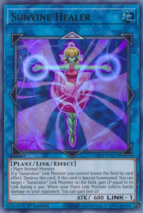 Sunvine Healer (#GFTP-EN023) (Ghosts From the Past) Near Mint 1st Edition