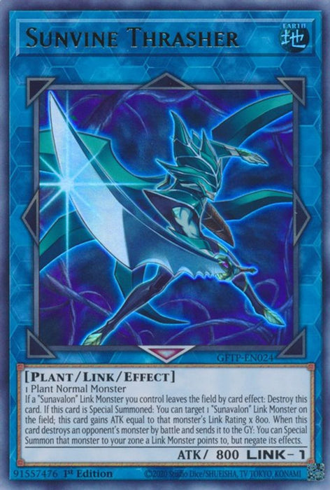 Sunvine Thrasher (#GFTP-EN024) (Ghosts From the Past) Near Mint 1st Edition