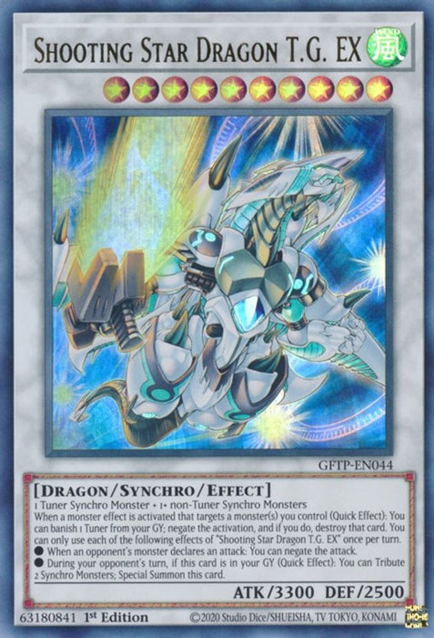Shooting Star Dragon T.G. EX (#GFTP-EN044) (Ghosts From the Past) Near Mint 1st Edition