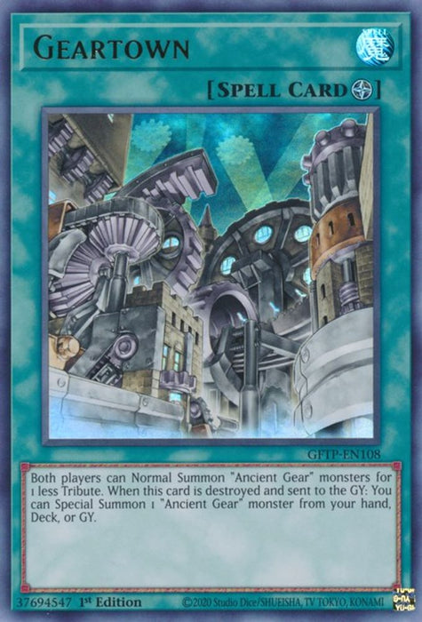 Geartown (#GFTP-EN108) (Ghosts From the Past) Near Mint 1st Edition