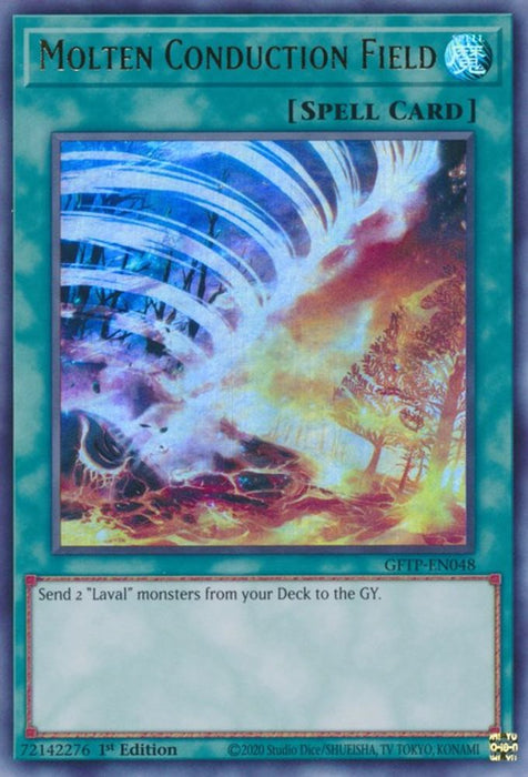 Molten Conduction Field (#GFTP-EN048) (Ghosts From the Past) Near Mint 1st Edition