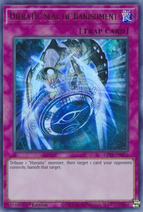 Hieratic Seal of Banishment (#GFTP-EN056) (Ghosts From the Past) Near Mint 1st Edition