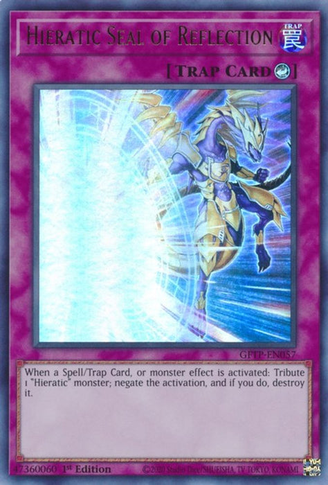 Hieratic Seal of Reflection (#GFTP-EN057) (Ghosts From the Past) Near Mint 1st Edition