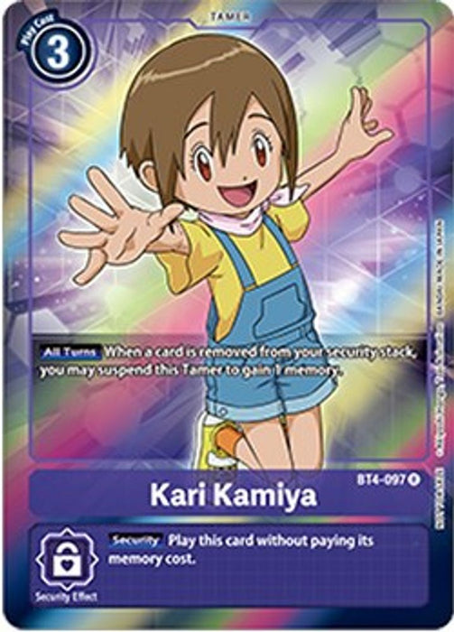 Kari Kamiya (Box Topper) (#BT4-097 R) (Great Legend) Near Mint Foil