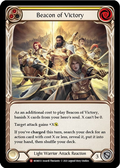 Beacon of Victory (#MON033) (Monarch) Near Mint 1st Edition Normal
