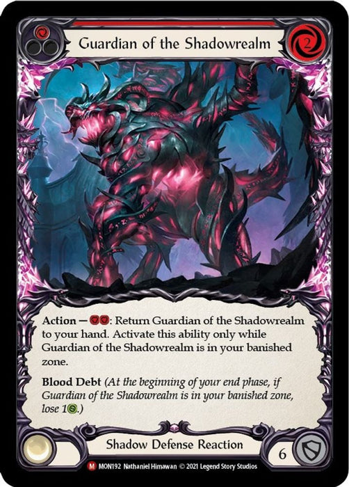 Guardian of the Shadowrealm (#MON192) (Monarch) Near Mint Unlimited Edition Normal