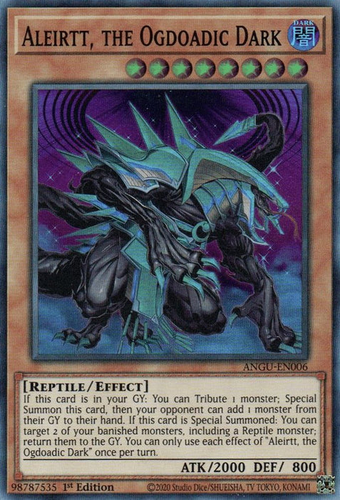 Aleirtt, the Ogdoadic Dark (#ANGU-EN006) (Ancient Guardians) Near Mint 1st Edition