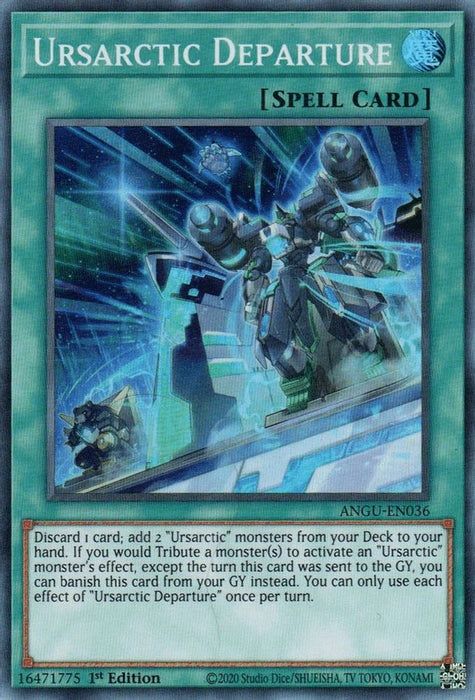 Ursarctic Departure (#ANGU-EN036) (Ancient Guardians) Near Mint 1st Edition