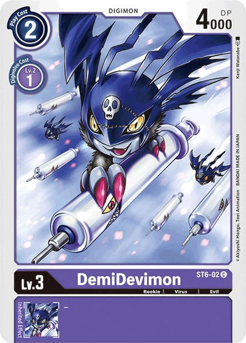 DemiDevimon (#ST6-02 C) (Starter Deck 06: Venomous Violet) Near Mint