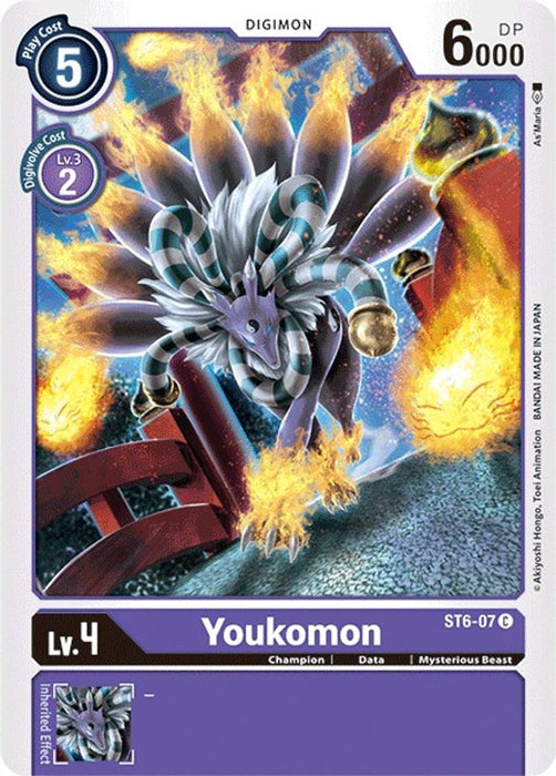 Youkomon (#ST6-07 C) (Starter Deck 06: Venomous Violet) Near Mint