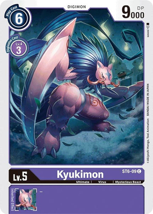 Kyukimon (#ST6-09 C) (Starter Deck 06: Venomous Violet) Near Mint