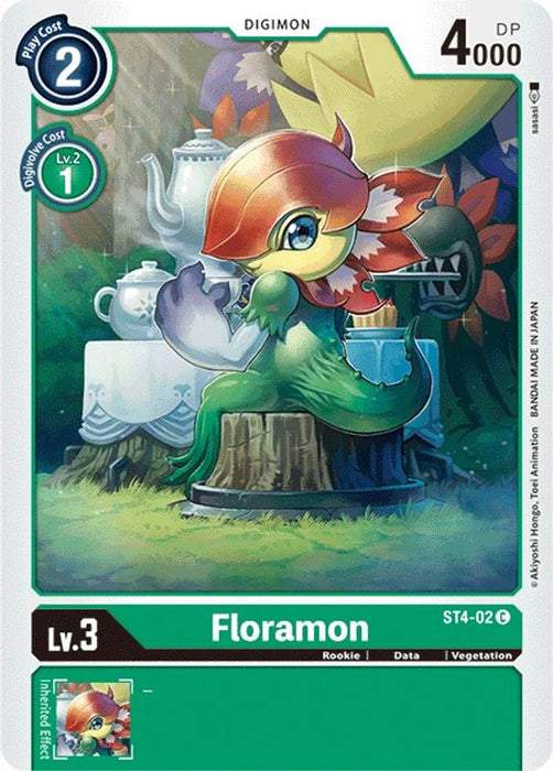 Floramon (#ST4-02 C) (Starter Deck 04: Giga Green) Near Mint