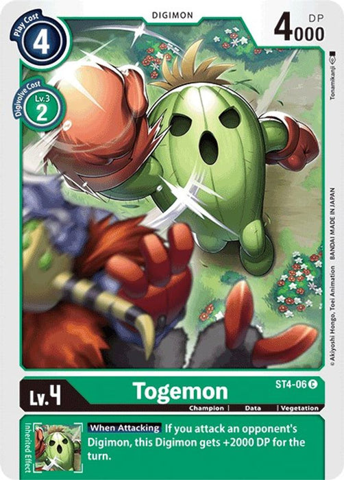 Togemon (#ST4-06 C) (Starter Deck 04: Giga Green) Near Mint