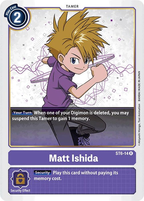 Matt Ishida (#ST6-14 R) (Starter Deck 06: Venomous Violet) Near Mint
