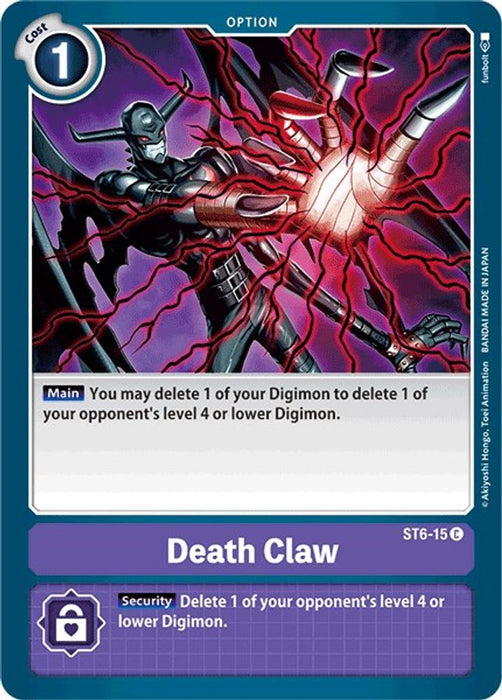 Death Claw (#ST6-15 C) (Starter Deck 06: Venomous Violet) Near Mint