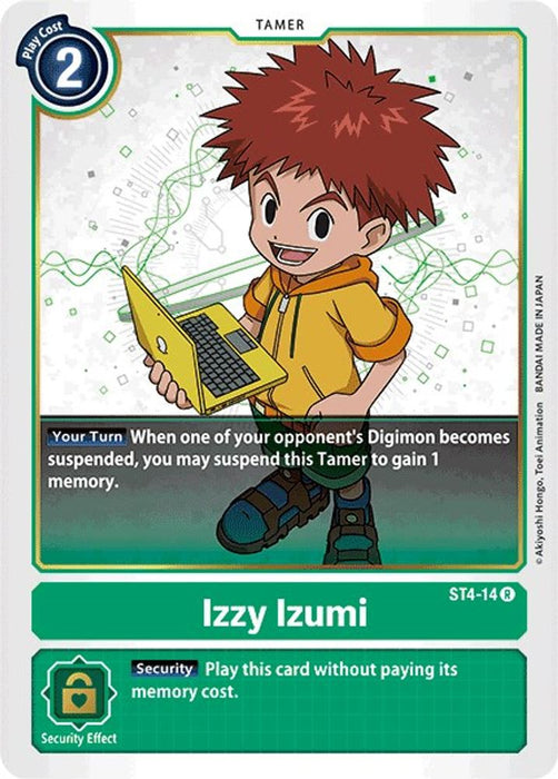 Izzy Izumi (#ST4-14 R) (Starter Deck 04: Giga Green) Near Mint