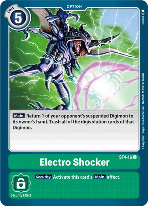 Electro Shocker (#ST4-16 U) (Starter Deck 04: Giga Green) Near Mint