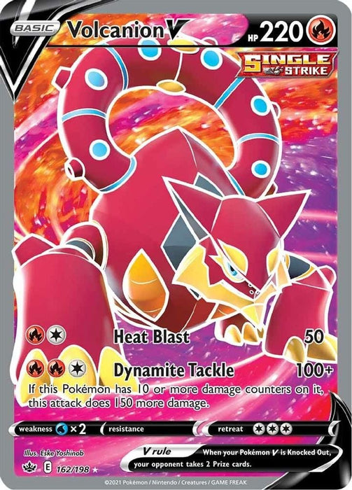 Volcanion V (Full Art) (#162/198) (SWSH06: Chilling Reign)
