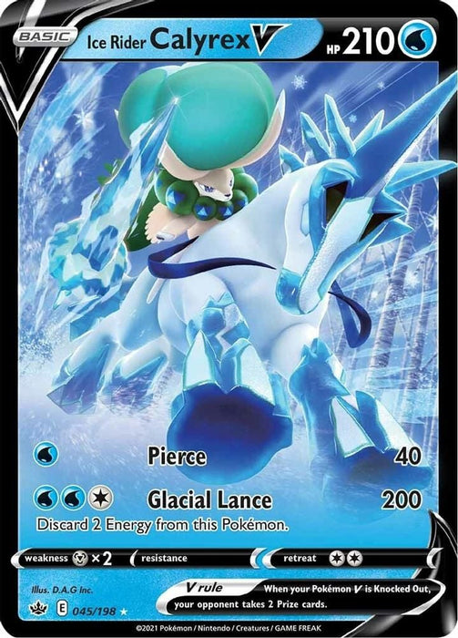 Ice Rider Calyrex V (#045/198) (SWSH06: Chilling Reign)