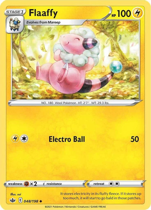 Flaaffy (#048/198) (SWSH06: Chilling Reign) Near Mint Reverse Holofoil