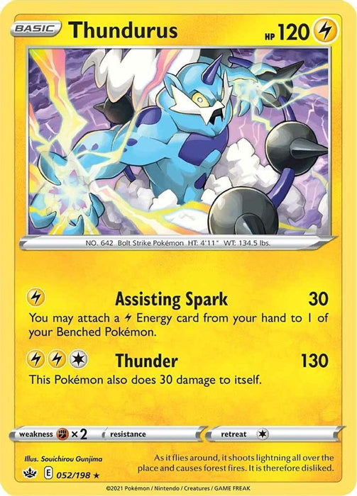 Thundurus (#052/198) (SWSH06: Chilling Reign)