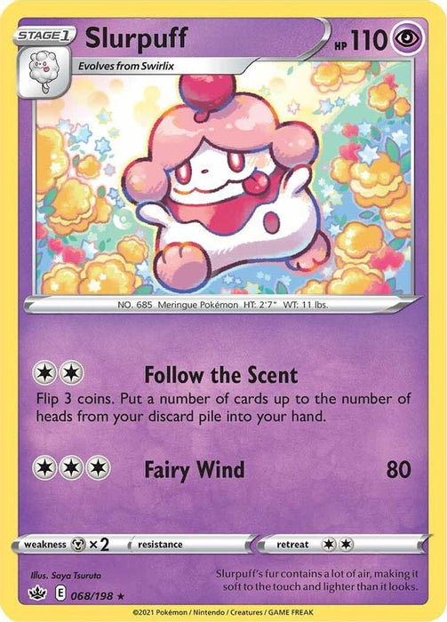 Slurpuff (#068/198) (SWSH06: Chilling Reign) Near Mint Reverse Holofoil