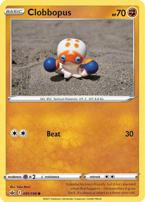 Clobbopus (#091/198) (SWSH06: Chilling Reign) Near Mint