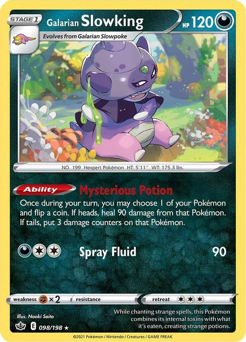 Galarian Slowking (#098/198) (SWSH06: Chilling Reign)
