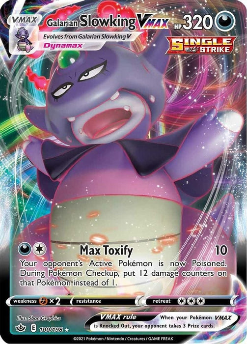 Galarian Slowking VMAX (#100/198) (SWSH06: Chilling Reign)