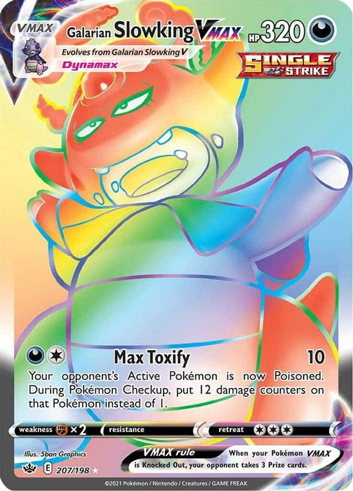 Galarian Slowking VMAX (Secret) (#207/198) (SWSH06: Chilling Reign)