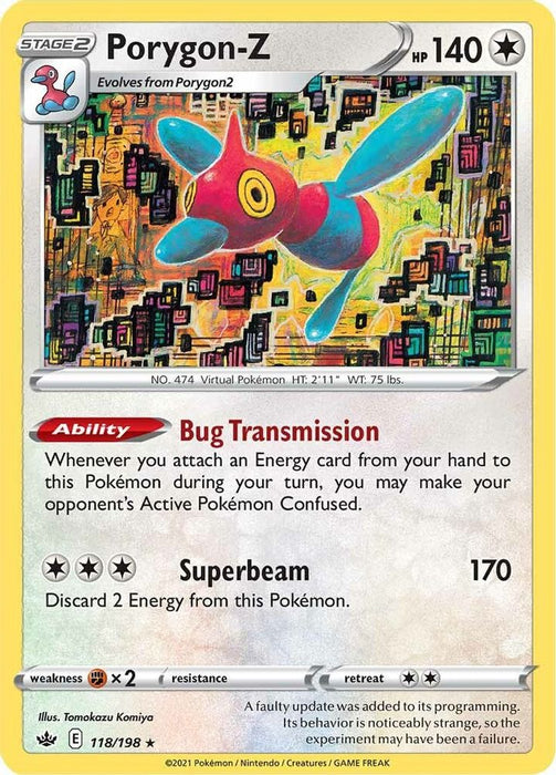 Porygon-Z (#118/198) (SWSH06: Chilling Reign)