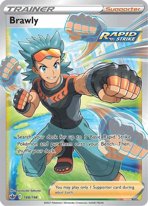 Brawly (Full Art) (#188/198) (SWSH06: Chilling Reign)