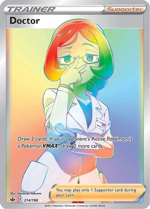 Doctor (Secret) (#214/198) (SWSH06: Chilling Reign)
