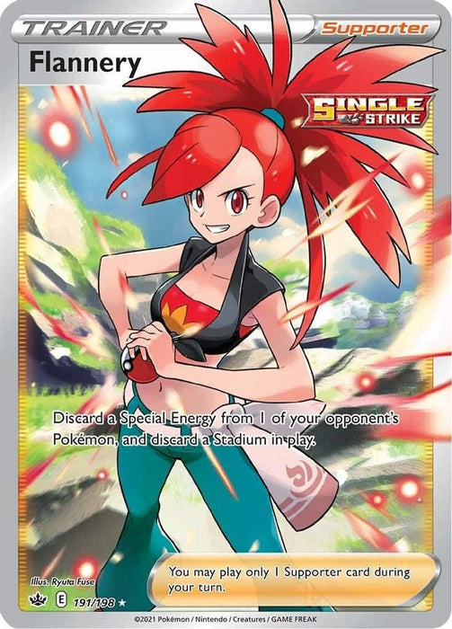 Flannery (Full Art) (#191/198) (SWSH06: Chilling Reign)