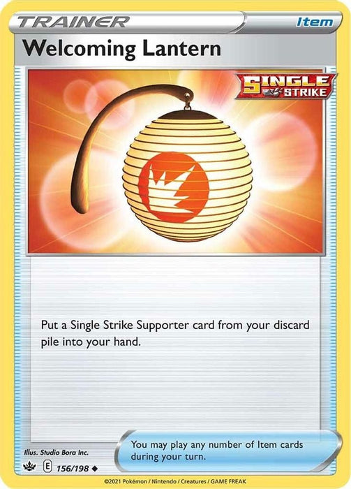 Welcoming Lantern (#156/198) (SWSH06: Chilling Reign)