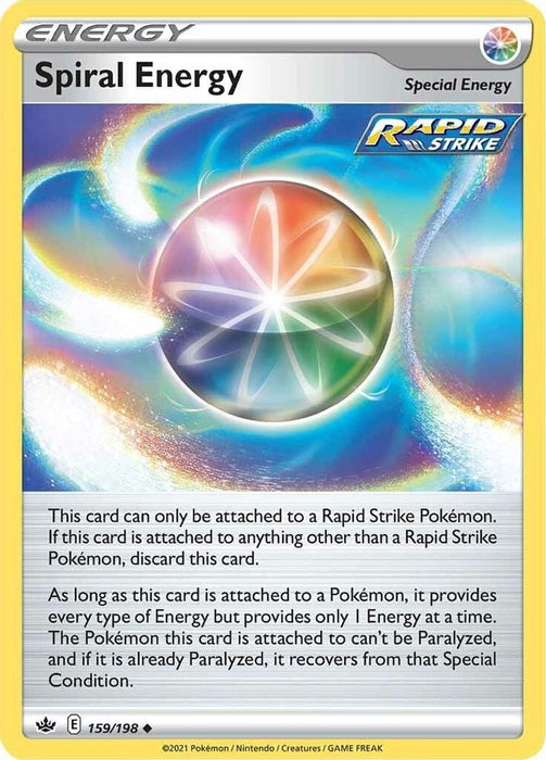 Spiral Energy (#159/198) (SWSH06: Chilling Reign)