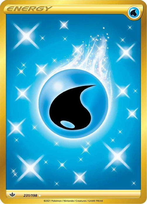 Water Energy (Secret) (#231/198) (SWSH06: Chilling Reign) Near Mint Holofoil