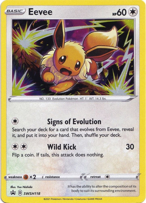 Eevee - SWSH118 (#SWSH118) (SWSH: Sword & Shield Promo Cards)