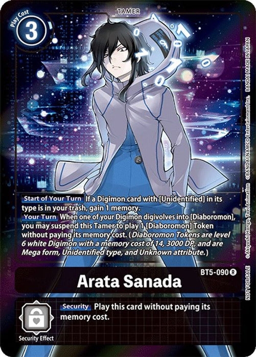 Arata Sanada (Box Topper) (#BT5-090 R) (Battle of Omni) Near Mint Foil