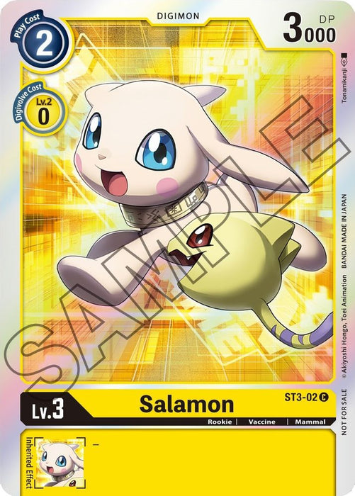 Salamon - ST3-02 (Event Pack 1) (#ST3-02 C) (Starter Deck 03: Heaven's Yellow) Near Mint Foil