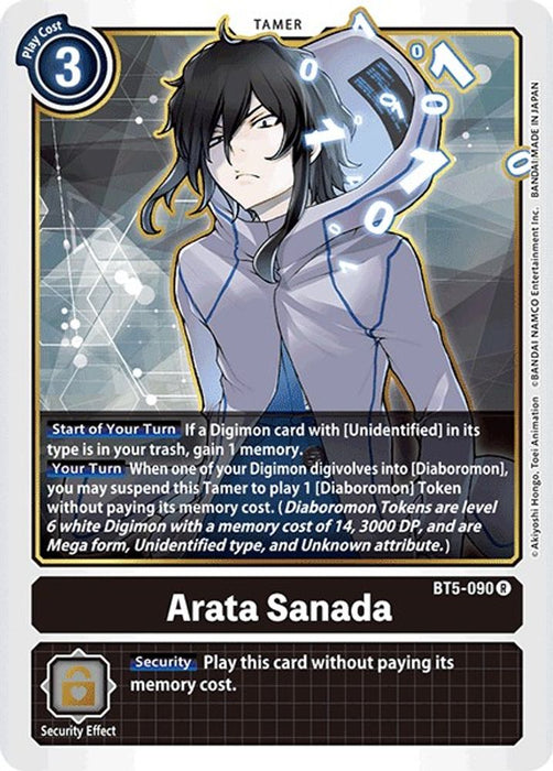 Arata Sanada (#BT5-090 R) (Battle of Omni) Near Mint