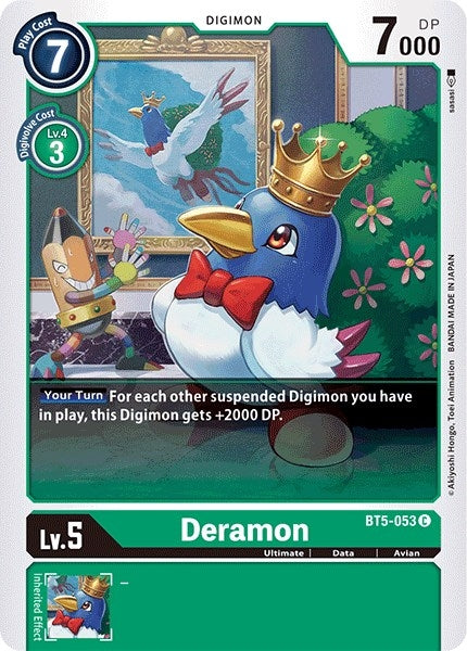Image for Deramon (BT5-053 C) - Digimon Card Game