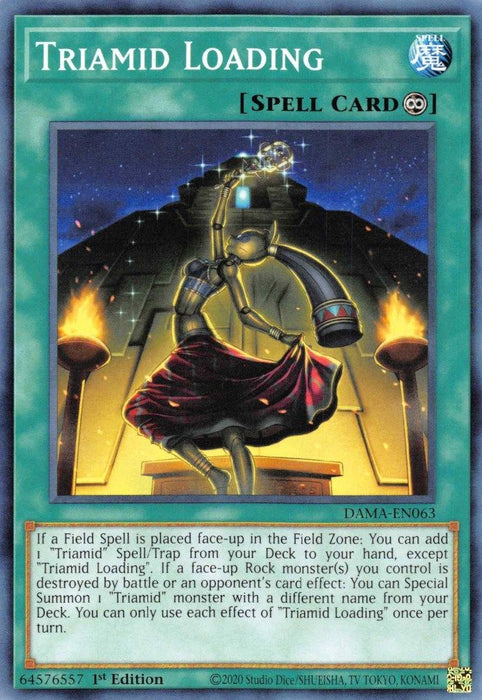 Triamid Loading (#DAMA-EN063) (Dawn of Majesty) Near Mint 1st Edition