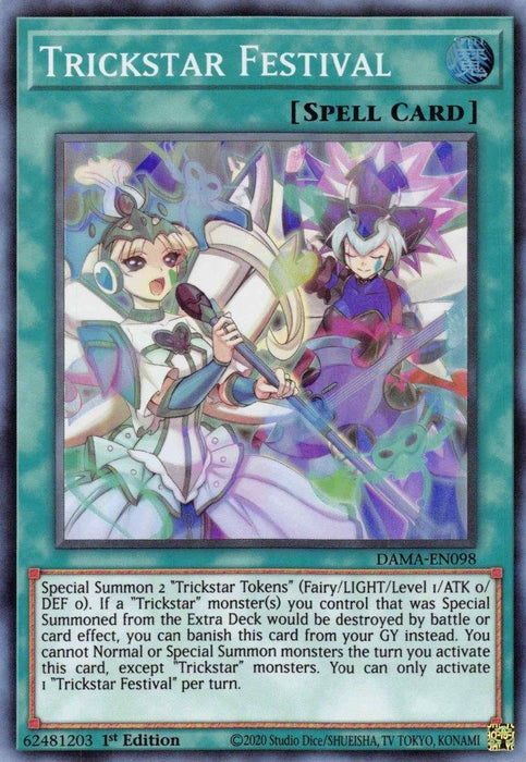 Trickstar Festival (#DAMA-EN098) (Dawn of Majesty) Near Mint 1st Edition