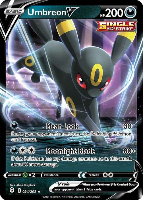 Umbreon V (#094/203) (SWSH07: Evolving Skies) Near Mint Holofoil