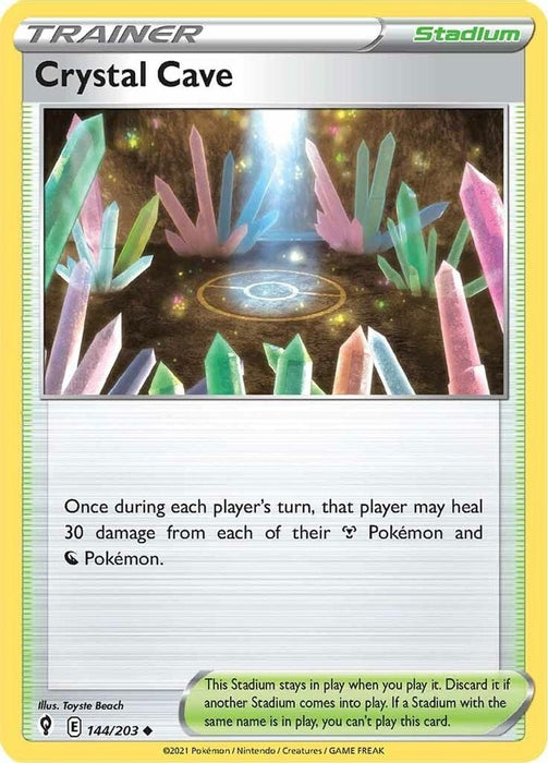 Crystal Cave (#144/203) (SWSH07: Evolving Skies)